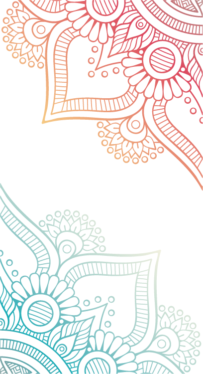 Pin By Greybeach 6 On Mandalas, Medallions, Mirrors, - Continental Retro Background Shading Vector (408x750), Png Download