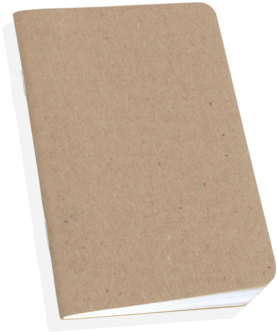 Diy Kraft Pocket Notebook - Notebook (520x520), Png Download