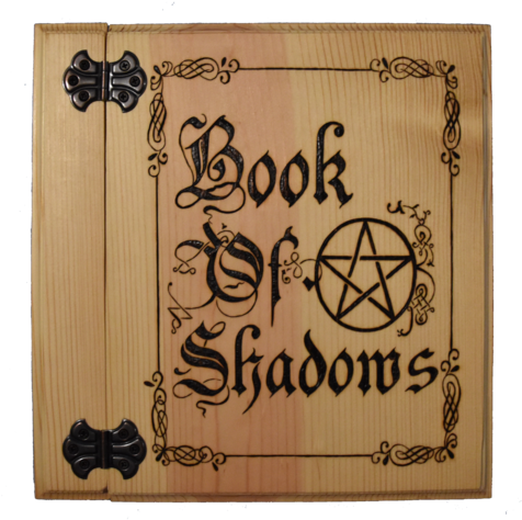 Medieval "book Of Shadows" With Pentagram - Wiccan Book Of Shadows (480x480), Png Download
