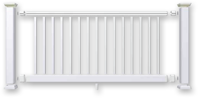 Homeselect Rail Parts And Options - Guard Rail (631x315), Png Download
