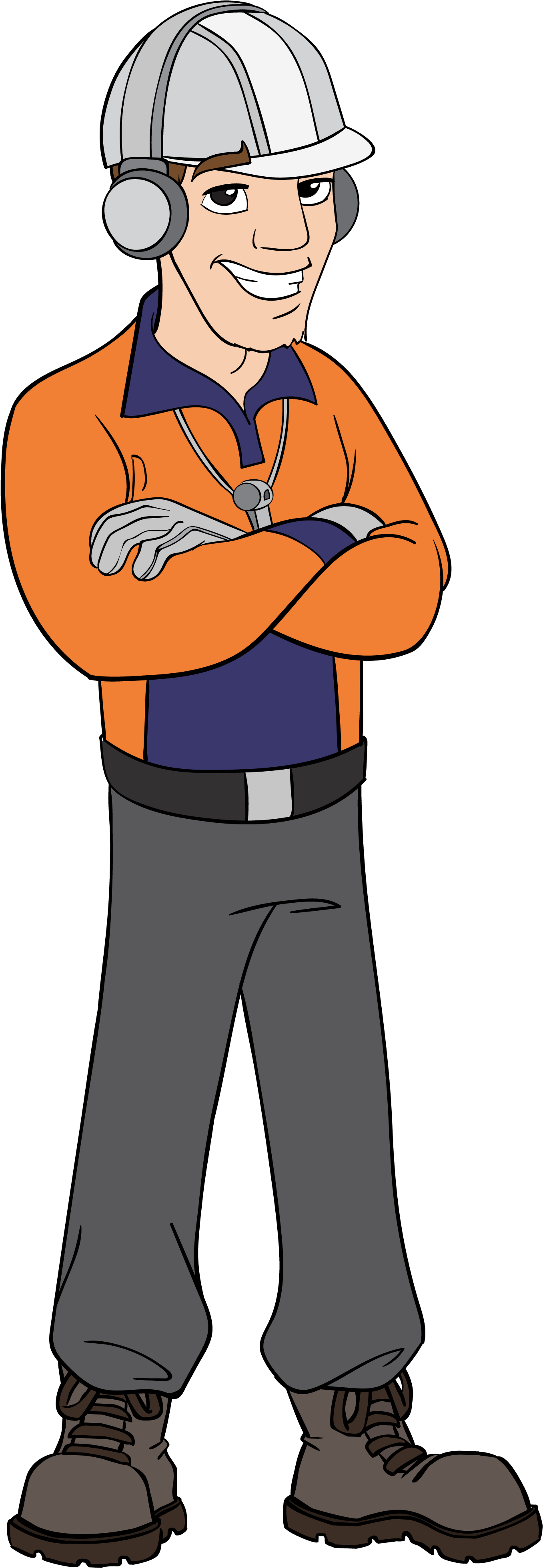 Jolly Joe Is A Dogman He Trained - Crane (1931x4197), Png Download