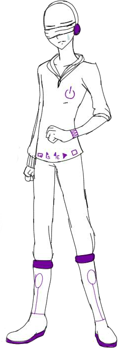 Cyber Sadman - Illustration (236x699), Png Download