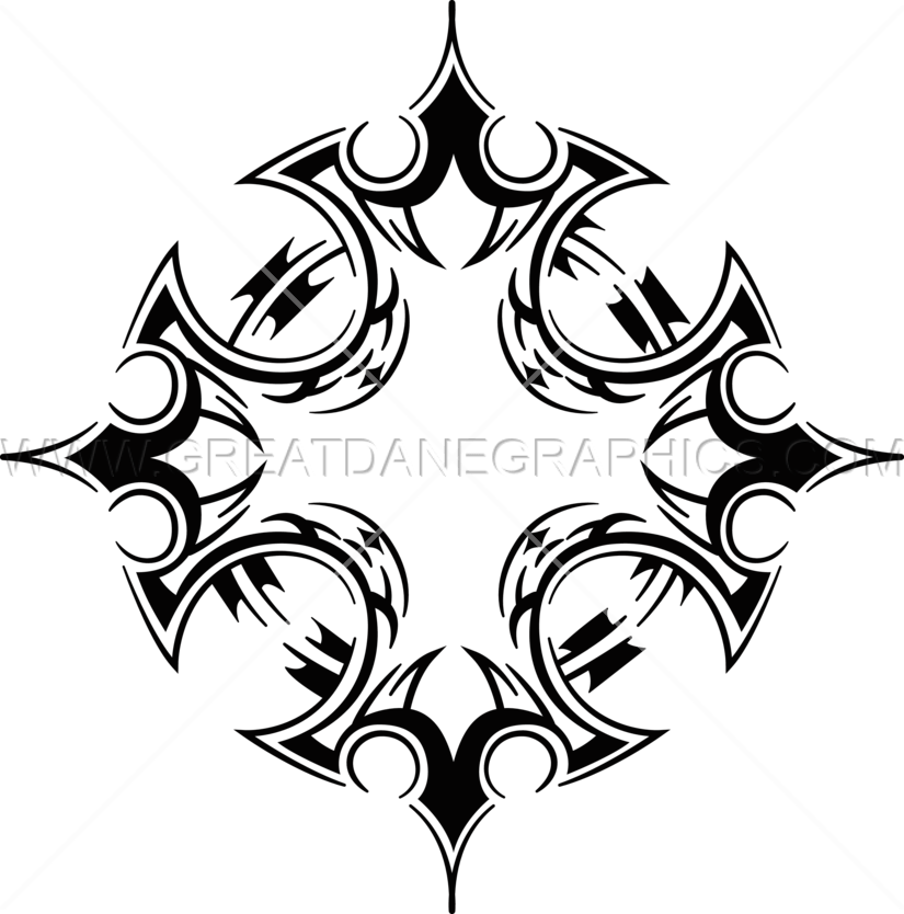 Maltese Cross - Maltese Cross Tribal Vector (825x834), Png Download