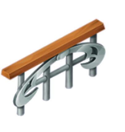 Nouveau Railing - Plywood (480x480), Png Download