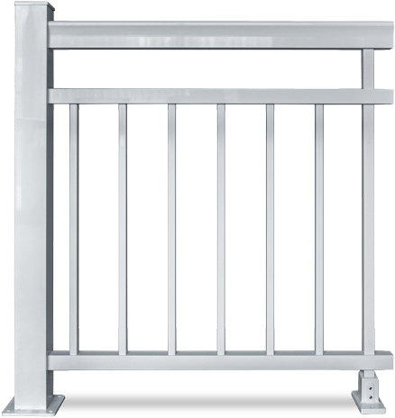 Milena - Aluminum Railing Png (500x523), Png Download