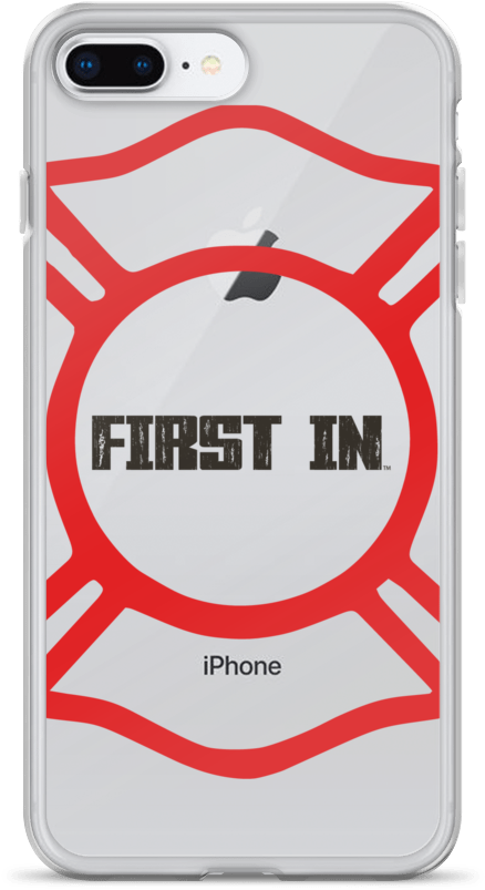 Maltese Cross First In Iphone Case - Firefighter (1000x1000), Png Download