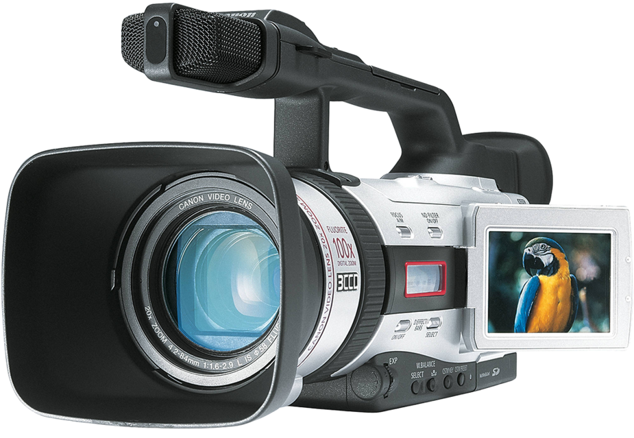 Canon Gl2 Mini-dv 3 Ccd Camcorder - Canon 3ccd Gl2 (1024x922), Png Download