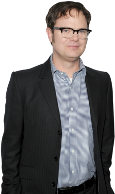 Rainn Wilson Describes His Dark New Comedy Super Thusly - The Office (330x412), Png Download