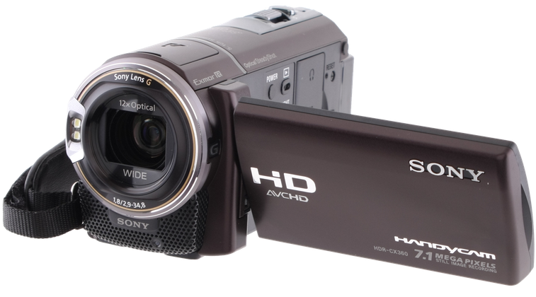 Camcorder - Sony Handycam Png (830x467), Png Download