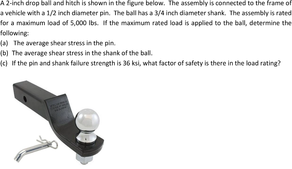 A 2-inch Drop Ball And Hitch Is Shown In The Figure - Semi-trailer Truck (1024x625), Png Download