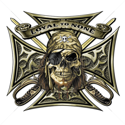 Iron Cross And Skull (420x420), Png Download