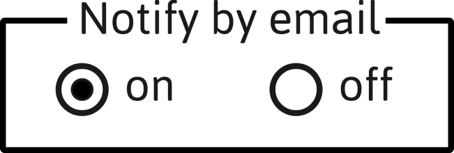 Fieldset With Notify By Email Group Label And Radio - Humour (651x220), Png Download