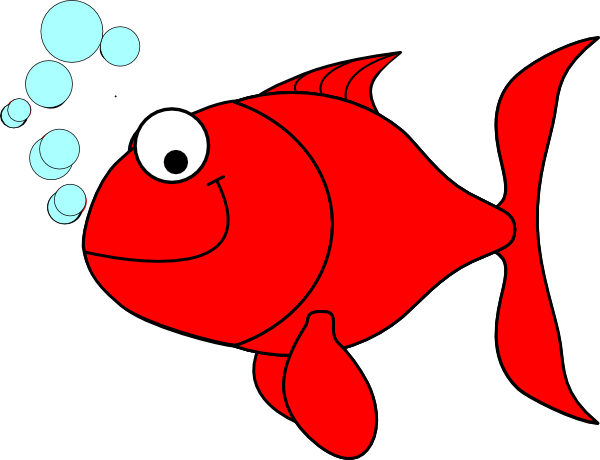 Red Fish Clip Art Free Free Clipart Images - Red Fish Clipart (600x460), Png Download