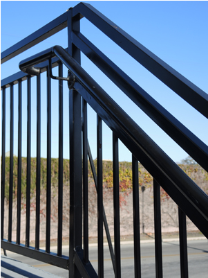 Railing Replacements - Handrail (550x400), Png Download