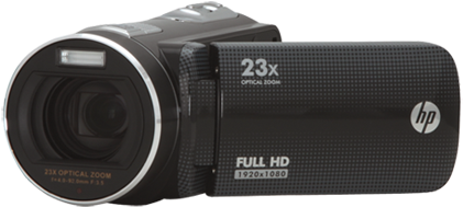 Hp T500 Digital Camcorder, Full Hd - Usb 3 Button Optical Mouse (474x356), Png Download