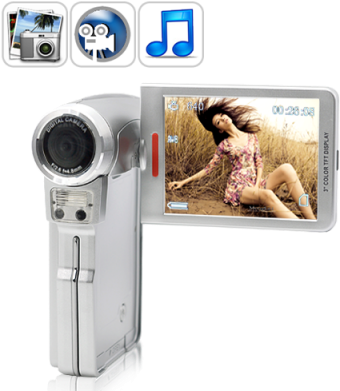 Ultra Compact 5mp Digital Camera - Digital Video Camera Compact (400x400), Png Download