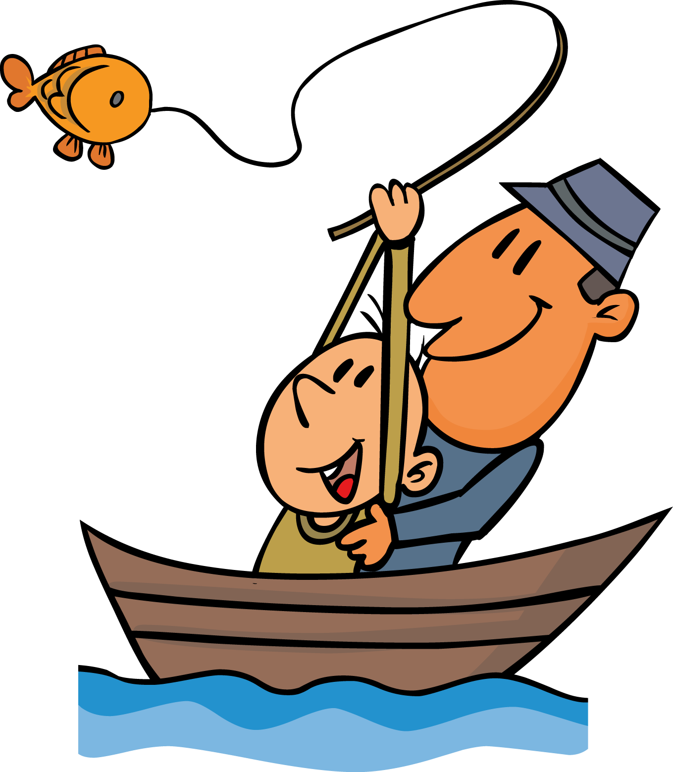 Png Image - Fishing Clip Art (1359x1559), Png Download