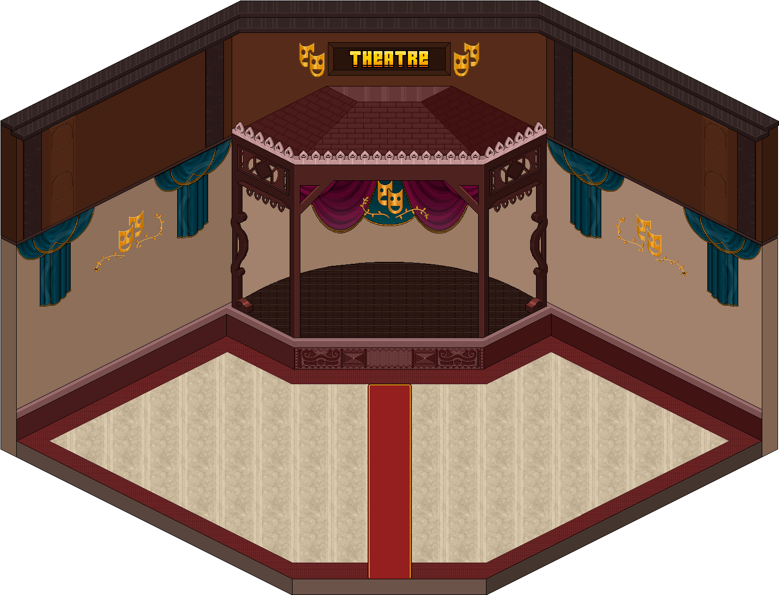 Theatre - Illustration (1830x1398), Png Download