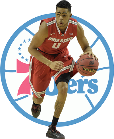 Nba Mock Draft - Transparent Philadelphia 76ers Logo (488x488), Png Download
