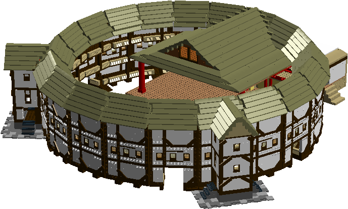 Shakespeare's Globe Theatre - Globe Theatre Shakespeare Png (1107x601), Png Download