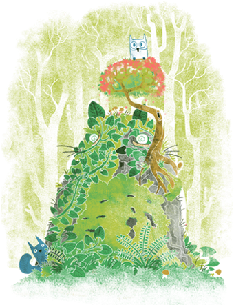 Friendly Spirit - Studio Ghibli Design (472x447), Png Download