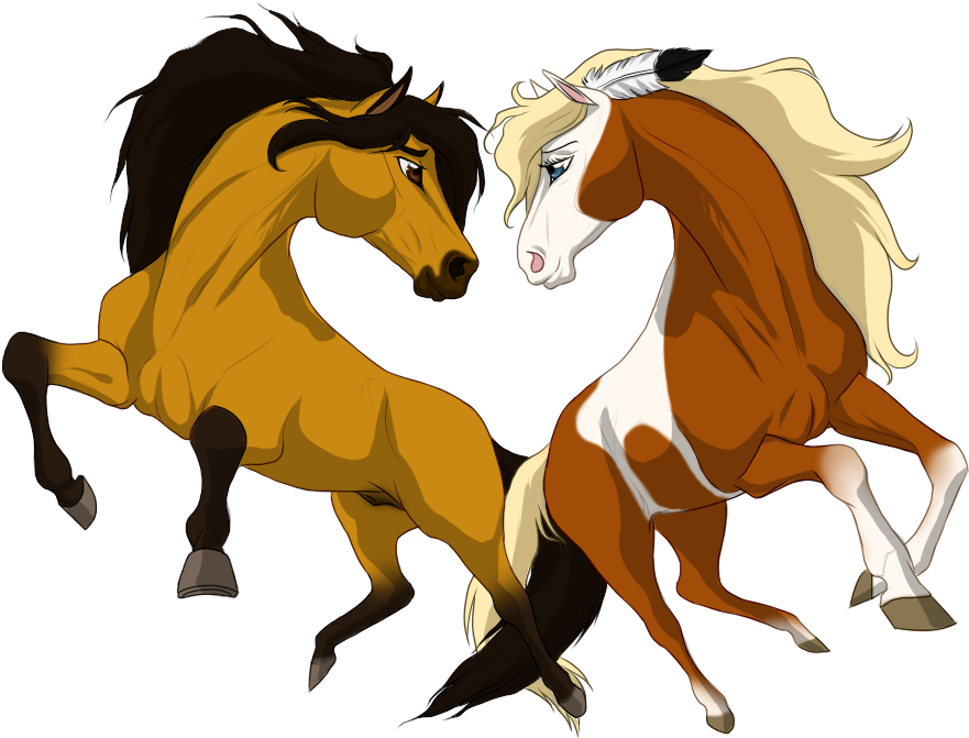 Spirit And Rain - Spirit Horse Drawing (1000x800), Png Download