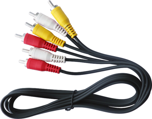 Wires And Cables Png - Av Cables (500x391), Png Download