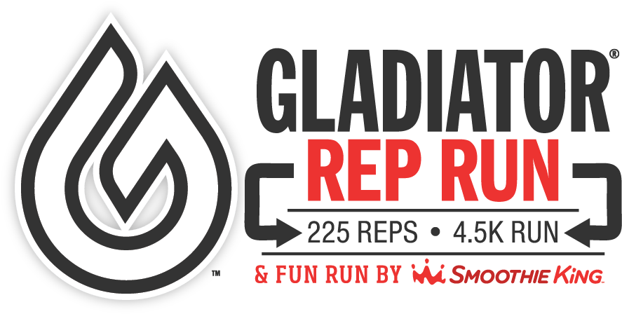 Gladiator Rep Run Logo - Logo (971x484), Png Download