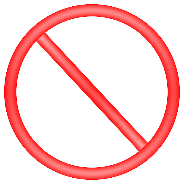No, Warning, Ban, Banned, Attention, Prohibition - Prohibido Clipart (640x640), Png Download
