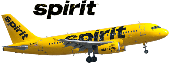 Spirit Airlines Flights - Spirit Airlines (600x230), Png Download
