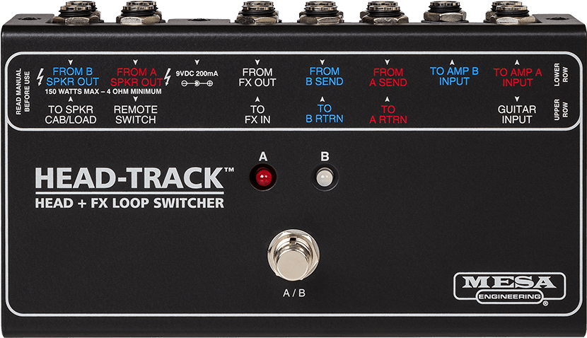 Mesa Boogie Head-track Amp & Fx Switcher - Mesa Boogie Head Track (1000x1000), Png Download