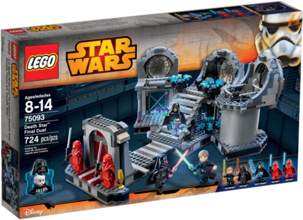 Lego 75093 Death Star Final Duel (980x980), Png Download