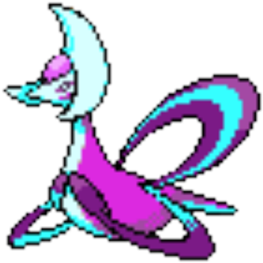 Neon-night Cresselia - Project Pokemon Cresselia Aura (420x420), Png Download