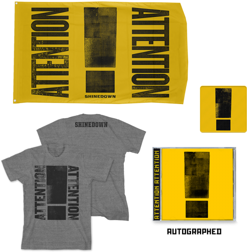 Attention Attention Ultimate Cd Bundle - Shinedown Attention Attention Merch (600x600), Png Download