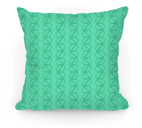 Green Braid Stripe Pattern Pillow - Color Blind Test Baseball (484x484), Png Download