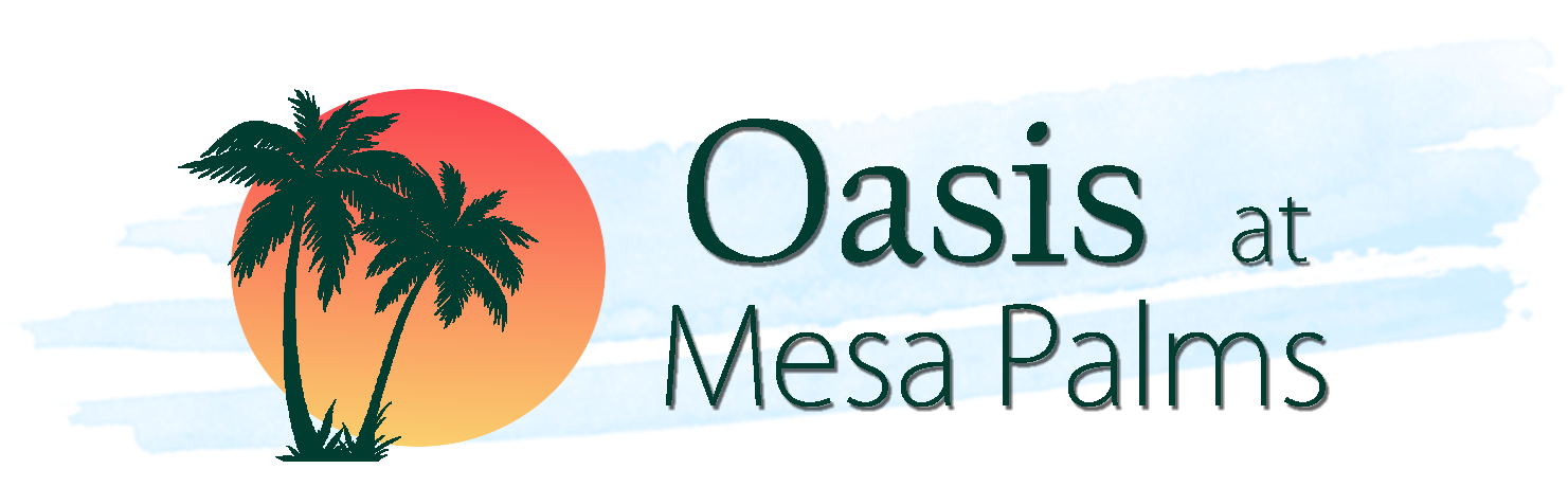 A Unique Retirement Community - Oasis At Mesa Palms (1600x500), Png Download