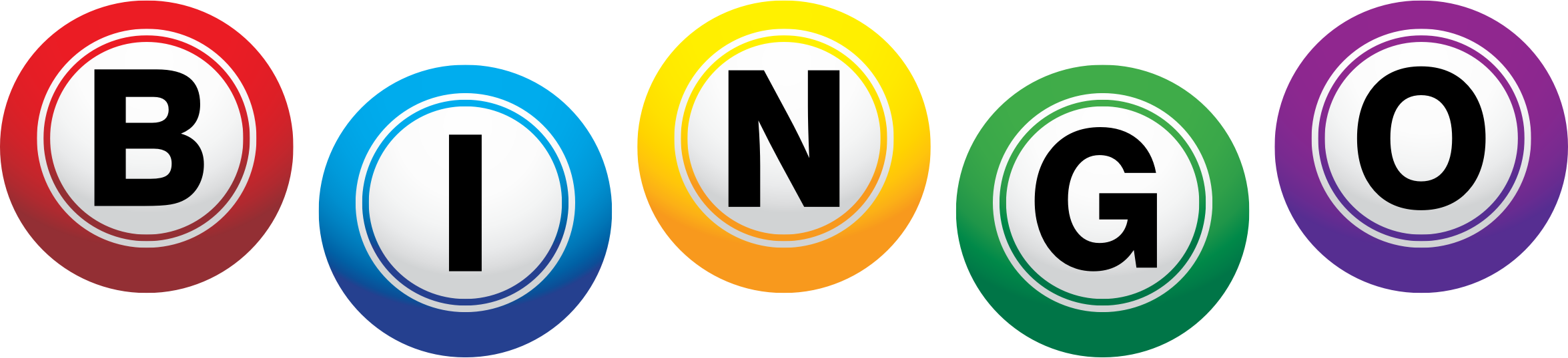 This Free Icons Png Design Of Bingo Balls (2350x538), Png Download