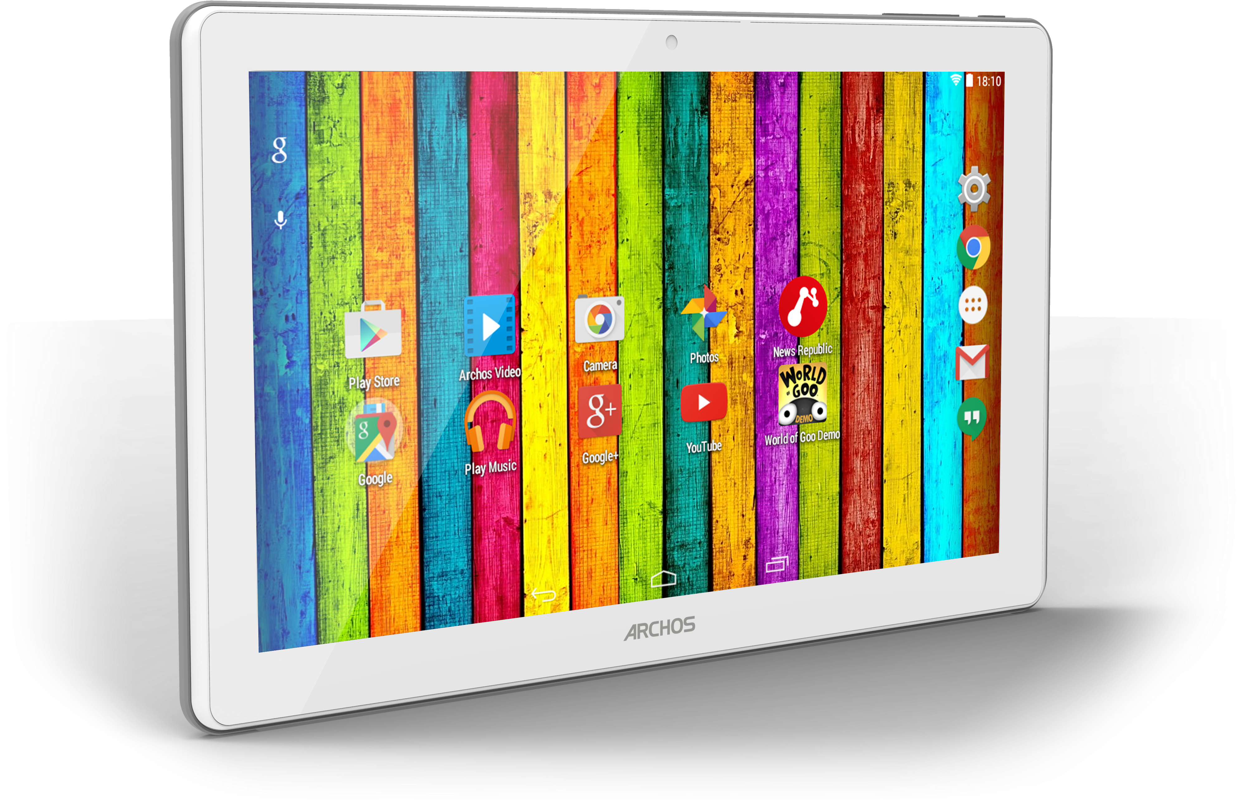 Gallery - Archos Neon 101d Tablet 10.1 - White (4362x2985), Png Download