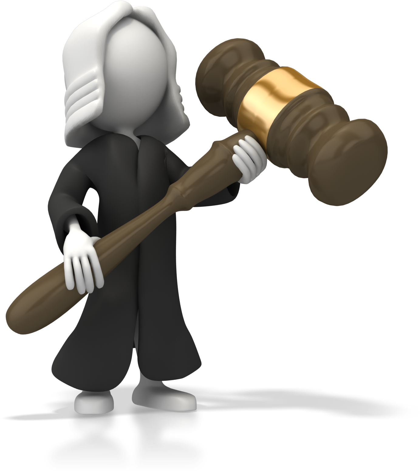 53008 - Judge Stick Figure (1600x1600), Png Download
