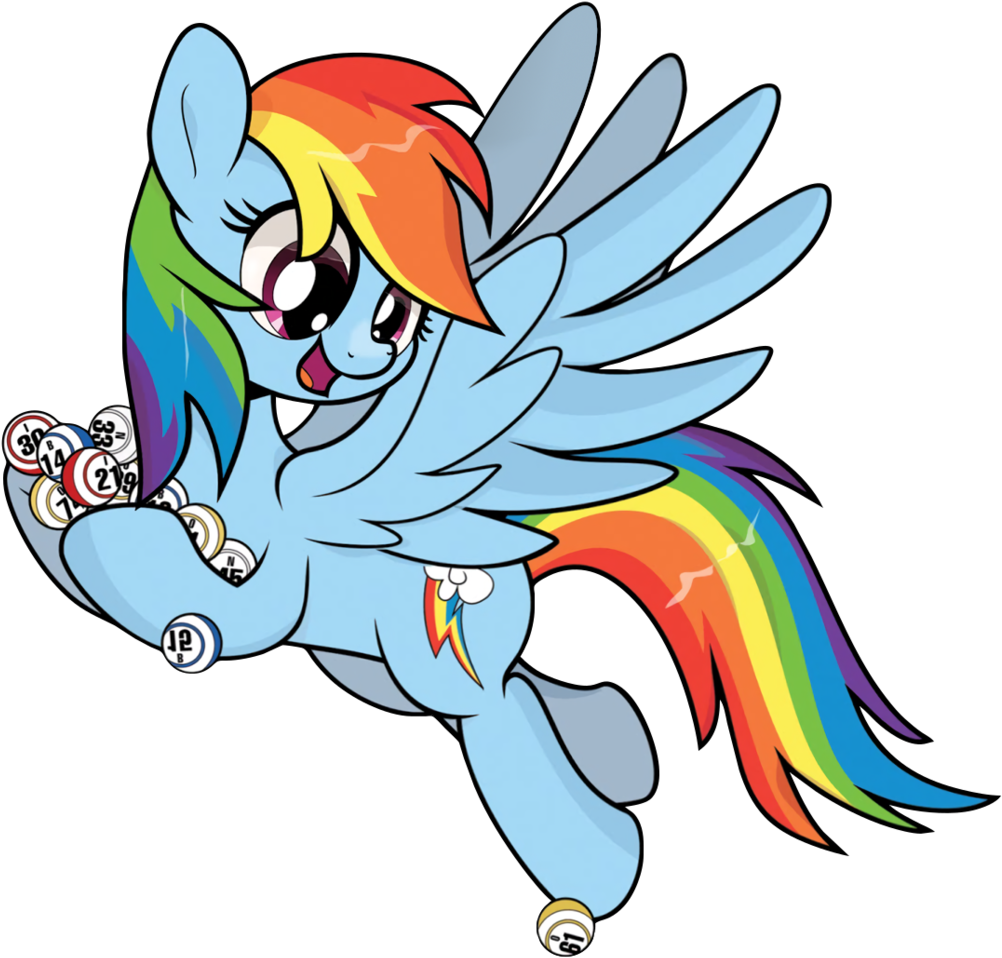 Dsana, Background Removed, Bingo, Bingo Balls, Comics, - Rainbow Dash (1117x1024), Png Download