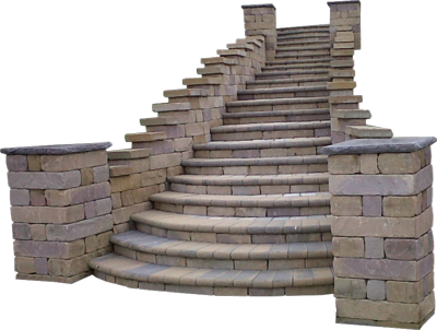 Brick Steps Png (400x302), Png Download