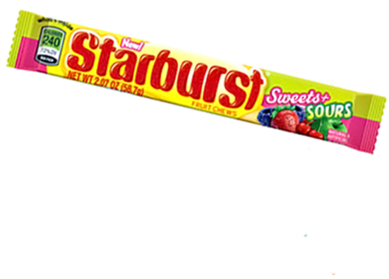 Starburst Sweet And Sour Fruit Chews - Starburst Sweets & Sours (550x550), Png Download
