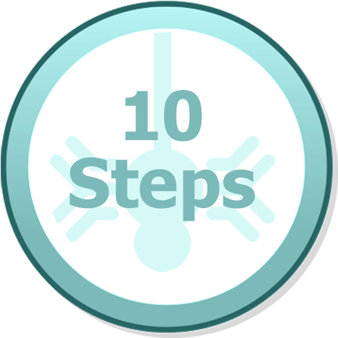 Pixelsilk Ten Steps - Steps To Repentance (500x500), Png Download