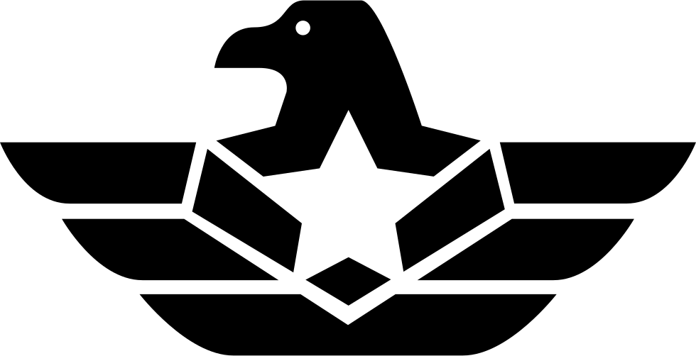 Eagle Symbol With A Star Comments - Cia Png (980x502), Png Download