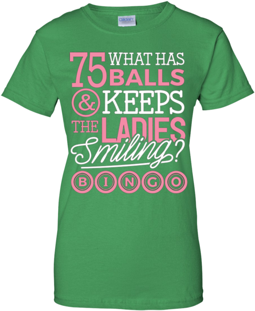 Bingo Shake 75 Balls Ladies Smiling Player Gift Apparel - Impeach Trump Not My President Tshirts (1024x1024), Png Download