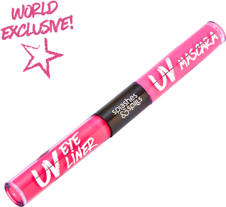 2 In 1 Uv Eyeliner & Mascara - Uv 2-i-1 Eyeliner & Mascara, Grøn (570x570), Png Download