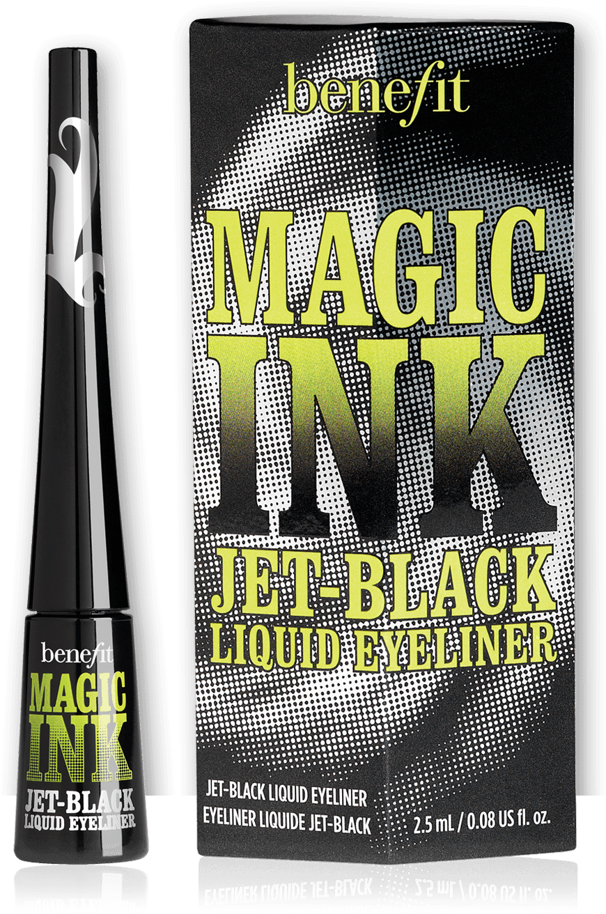 Magic Ink Black Liquid Eyeliner - Benefit Cosmetics - Magic Ink Liquid Eyeliner (1220x1380), Png Download