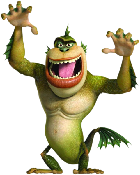 The Missing Link- Monsters Vs Aliens - Monsters Vs Aliens Lizard (481x600), Png Download