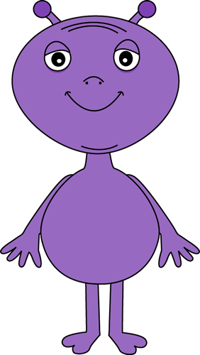 Categories Of Purple Alien 48kb - Purple Alien Clipart (282x500), Png Download