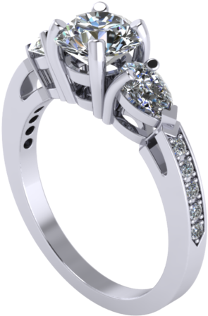 2 Kbyte, Backgrounds, 3d Magnolia And Rings, Ym - Kilobyte (667x500), Png Download